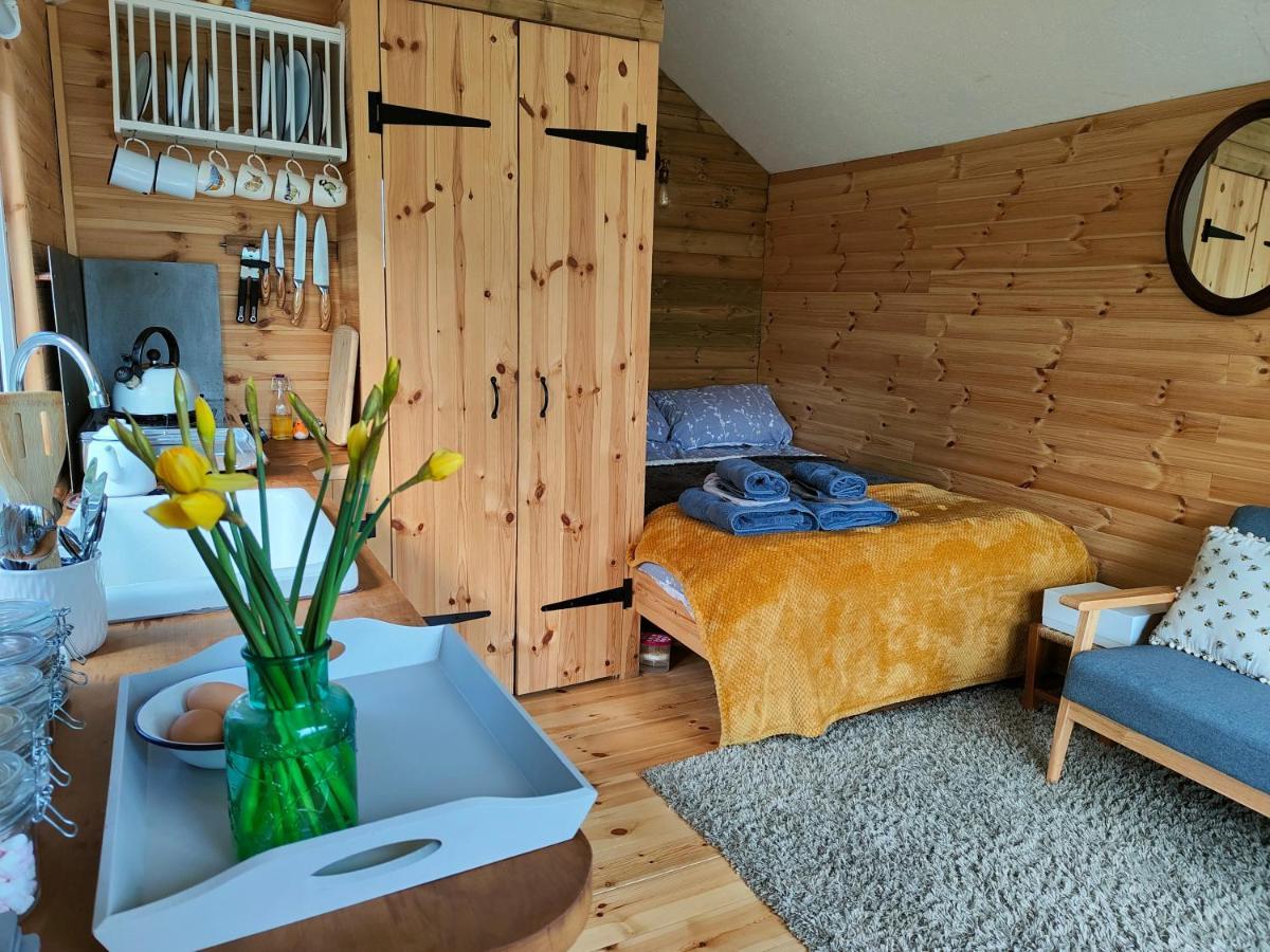 Dryw Bach Glamping Hut Hotel Llandeilo Bagian luar foto