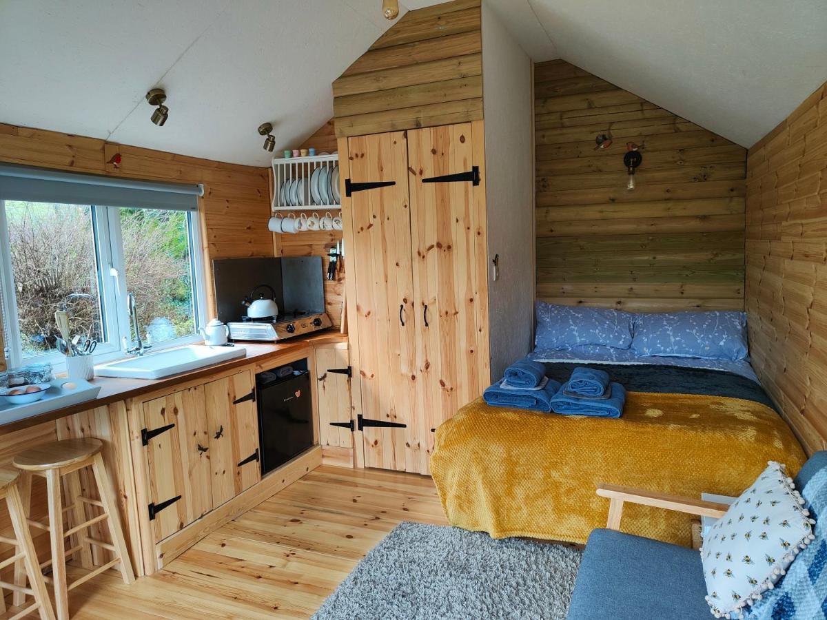 Dryw Bach Glamping Hut Hotel Llandeilo Bagian luar foto